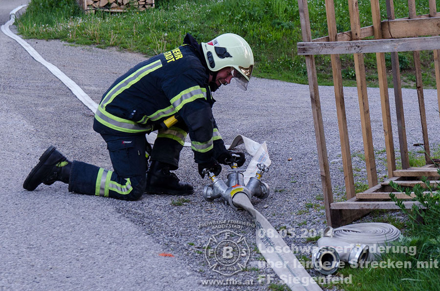 08.05.2014 - Löschwasserförderung über längere Strecken mit FF Siegenfeld