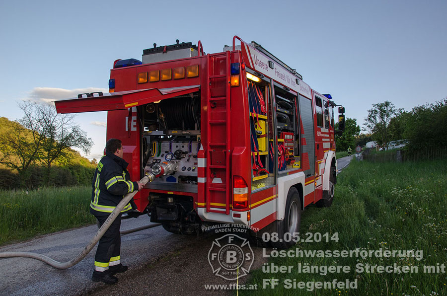 08.05.2014 - Löschwasserförderung über längere Strecken mit FF Siegenfeld