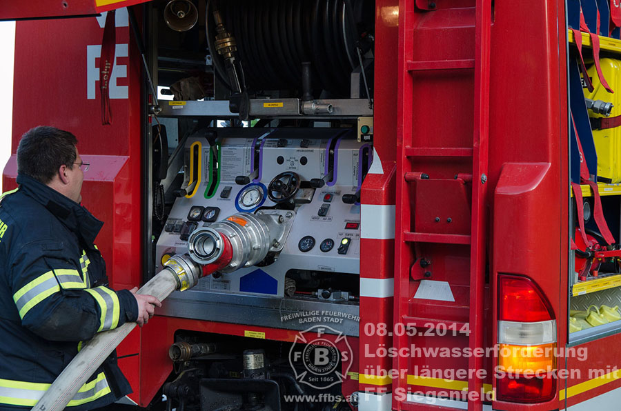 08.05.2014 - Löschwasserförderung über längere Strecken mit FF Siegenfeld