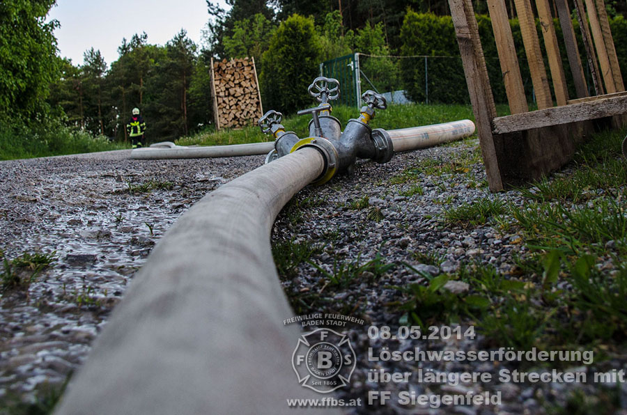 08.05.2014 - Löschwasserförderung über längere Strecken mit FF Siegenfeld