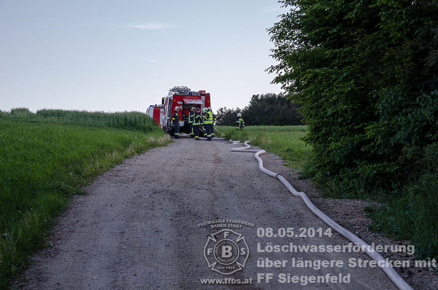 08.05.2014 - Löschwasserförderung über längere Strecken mit FF Siegenfeld