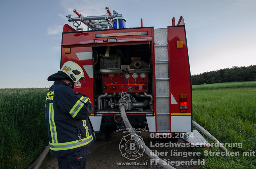 08.05.2014 - Löschwasserförderung über längere Strecken mit FF Siegenfeld