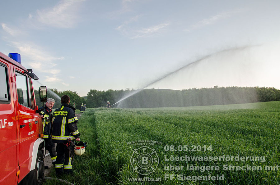08.05.2014 - Löschwasserförderung über längere Strecken mit FF Siegenfeld