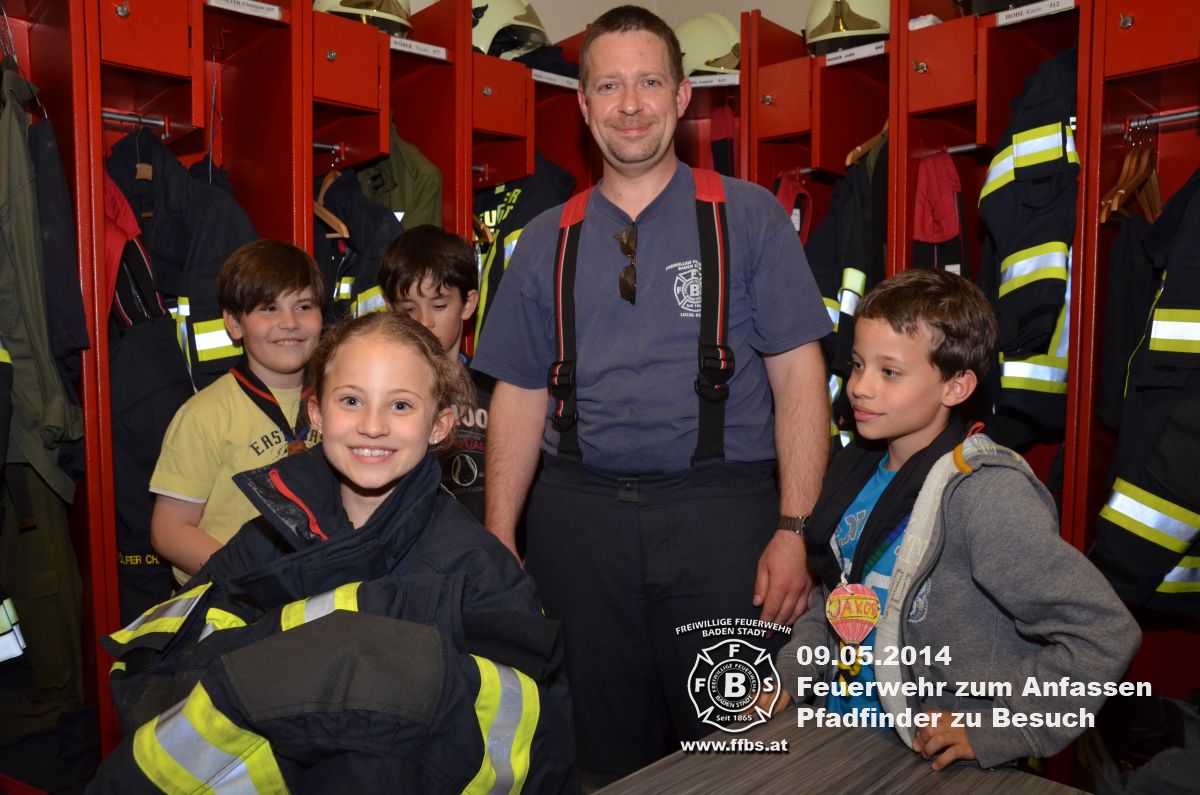 09.05.2014 - Feuerwehr zum Anfassen - Die Pfadinder zu Besuch