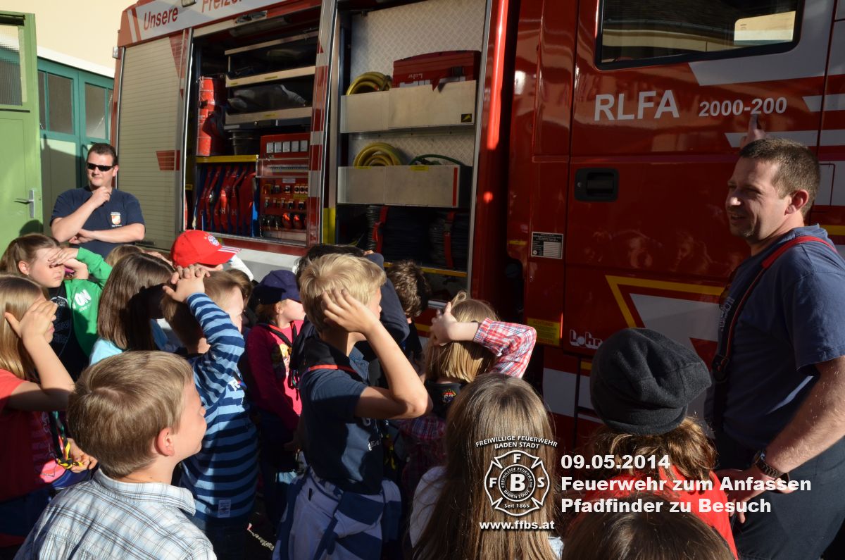 09.05.2014 - Feuerwehr zum Anfassen - Die Pfadinder zu Besuch