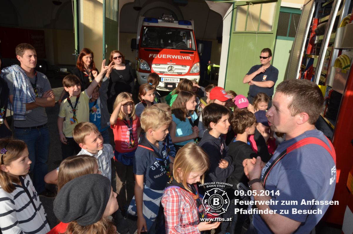 09.05.2014 - Feuerwehr zum Anfassen - Die Pfadinder zu Besuch