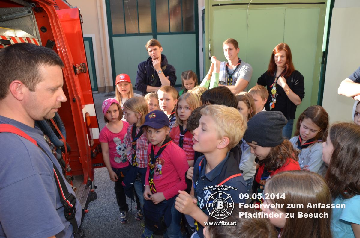 09.05.2014 - Feuerwehr zum Anfassen - Die Pfadinder zu Besuch