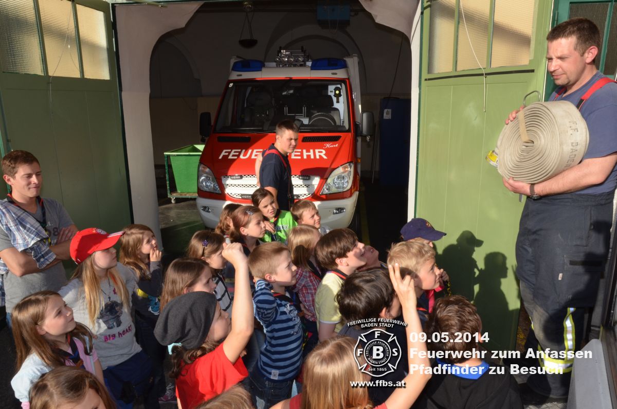 09.05.2014 - Feuerwehr zum Anfassen - Die Pfadinder zu Besuch