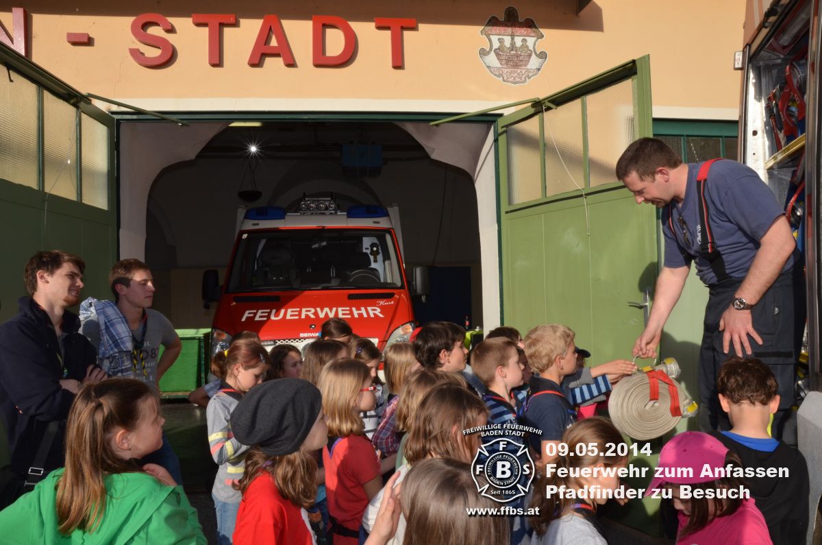 09.05.2014 - Feuerwehr zum Anfassen - Die Pfadinder zu Besuch