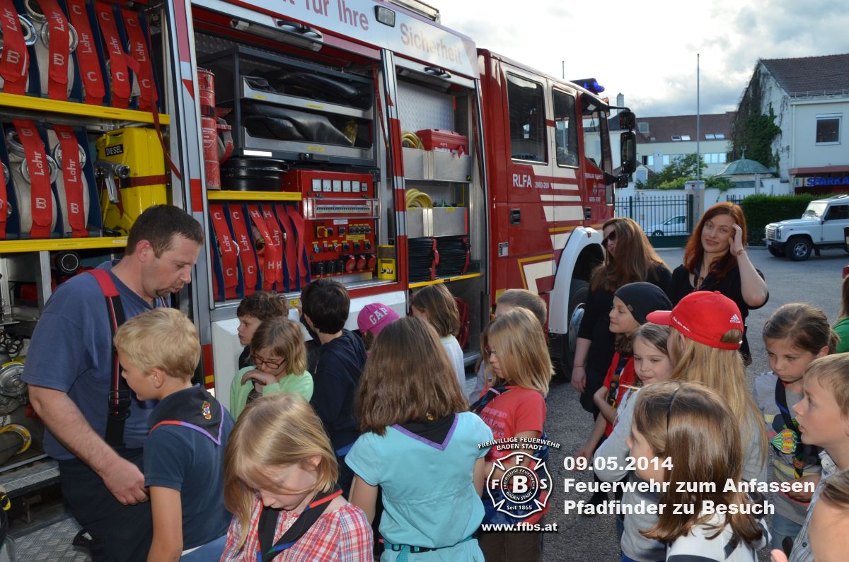 09.05.2014 - Feuerwehr zum Anfassen - Die Pfadinder zu Besuch