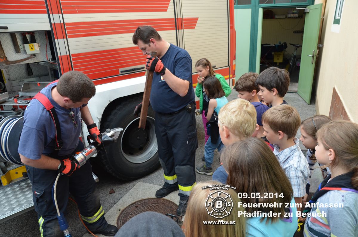09.05.2014 - Feuerwehr zum Anfassen - Die Pfadinder zu Besuch