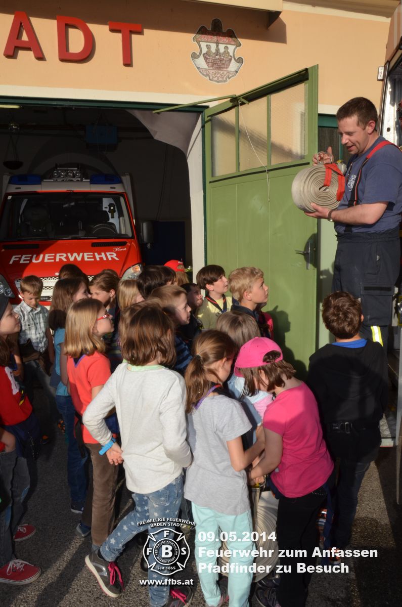 09.05.2014 - Feuerwehr zum Anfassen - Die Pfadinder zu Besuch