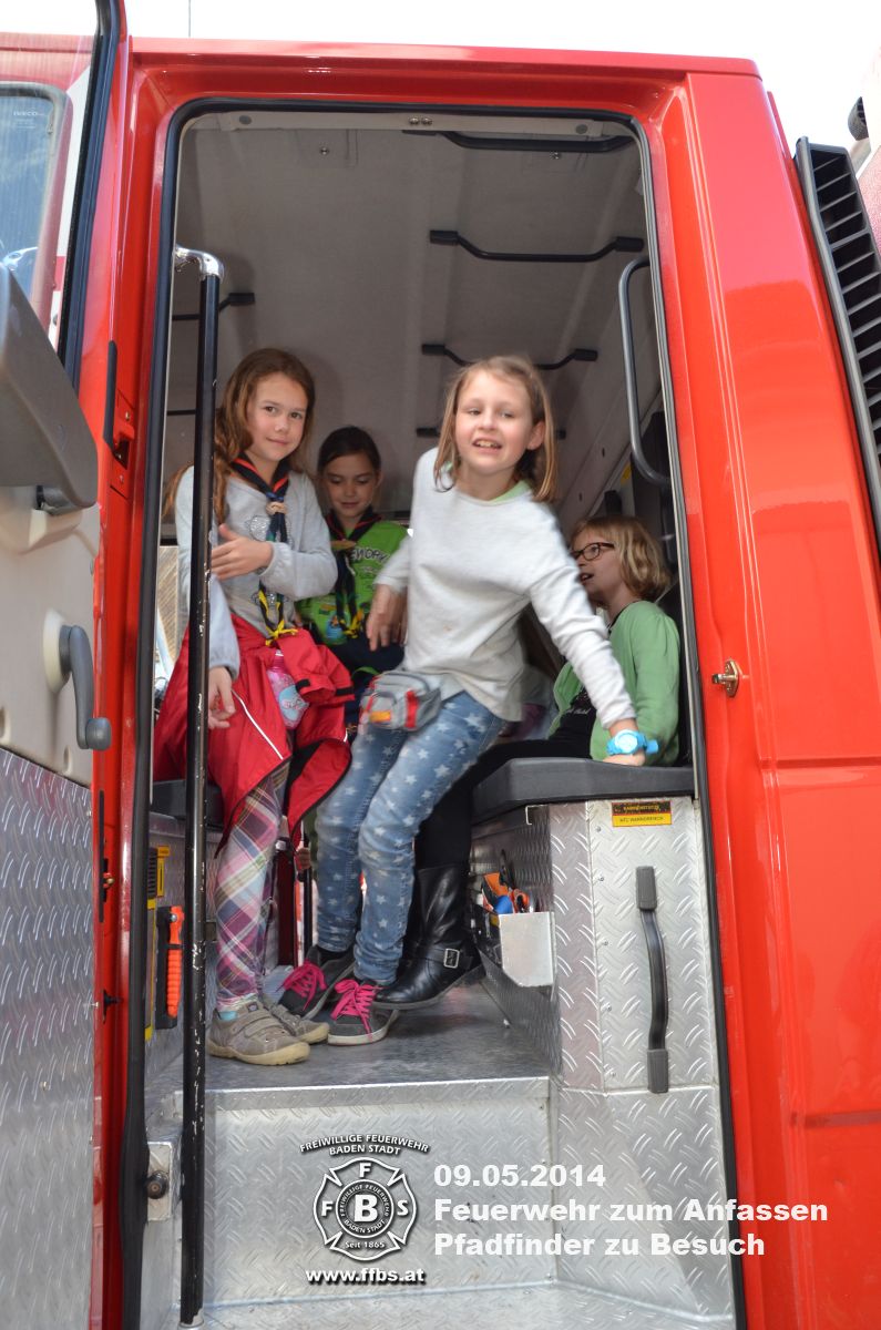 09.05.2014 - Feuerwehr zum Anfassen - Die Pfadinder zu Besuch
