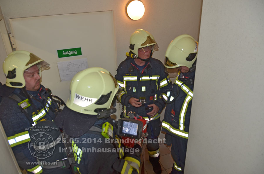 26.05.2014 - Brandverdacht in Wohnhausanlage