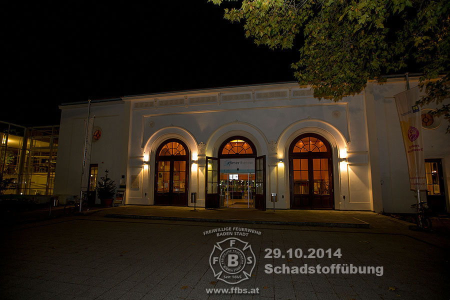 20141029 Übung Römertherme Baden