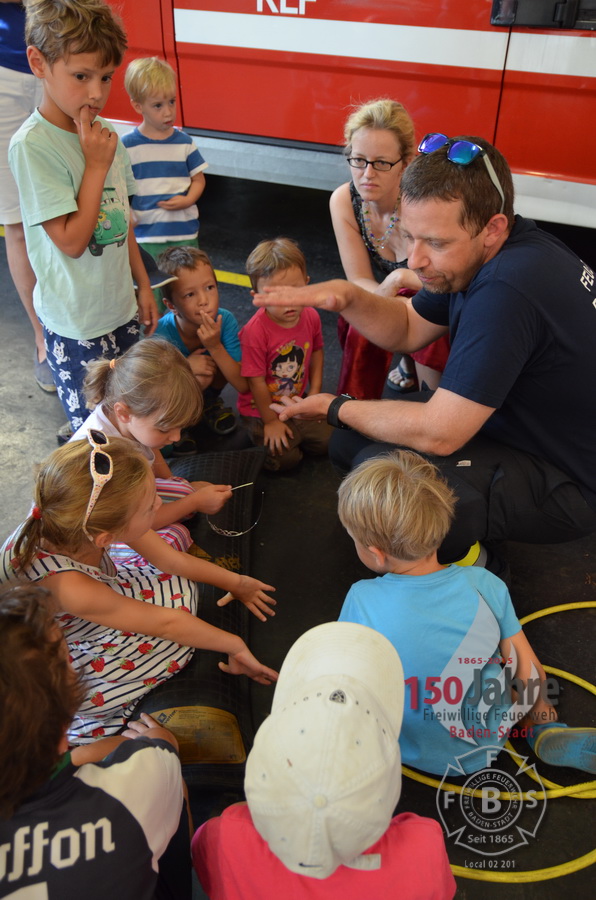 2015.08.14 - Ferienspiel - Feuerwehr zum Anfassen - Freiwillige Feuerwehr Baden-Stadt