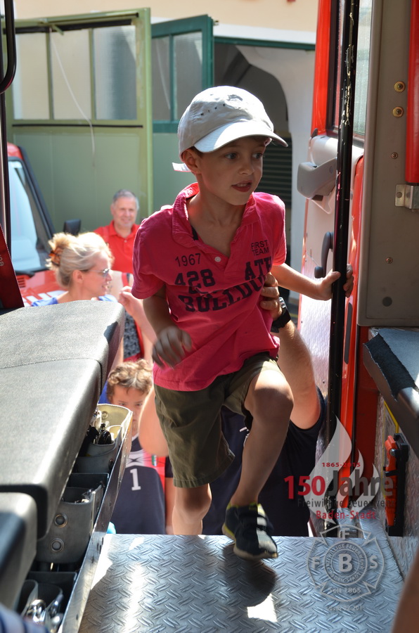 2015.08.14 - Ferienspiel - Feuerwehr zum Anfassen - Freiwillige Feuerwehr Baden-Stadt