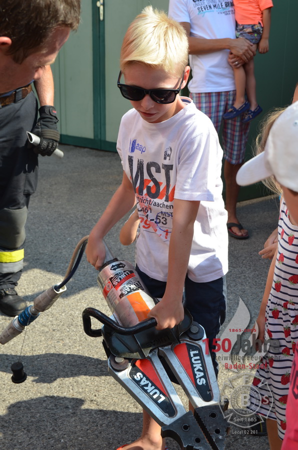 2015.08.14 - Ferienspiel - Feuerwehr zum Anfassen - Freiwillige Feuerwehr Baden-Stadt