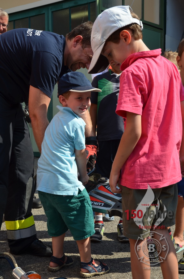 2015.08.14 - Ferienspiel - Feuerwehr zum Anfassen - Freiwillige Feuerwehr Baden-Stadt