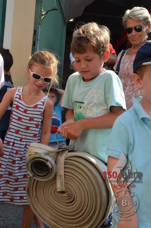 2015.08.14 - Ferienspiel - Feuerwehr zum Anfassen - Freiwillige Feuerwehr Baden-Stadt
