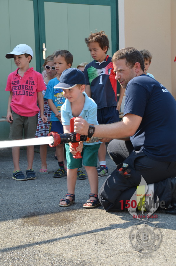 2015.08.14 - Ferienspiel - Feuerwehr zum Anfassen - Freiwillige Feuerwehr Baden-Stadt