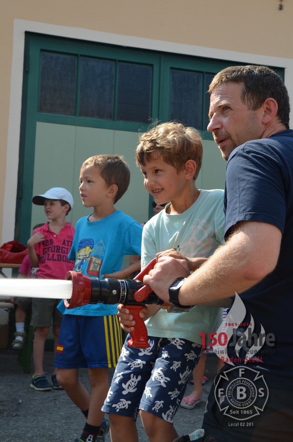 2015.08.14 - Ferienspiel - Feuerwehr zum Anfassen - Freiwillige Feuerwehr Baden-Stadt