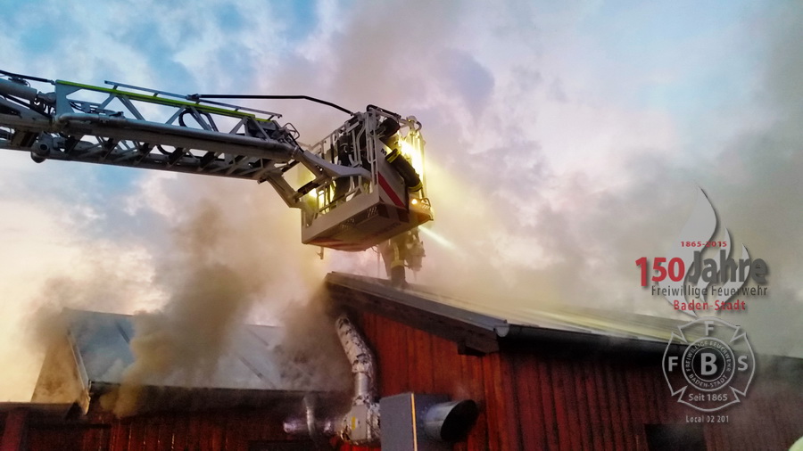 22.08.2015 - Brand Gewerbebetrieb am Haidhof