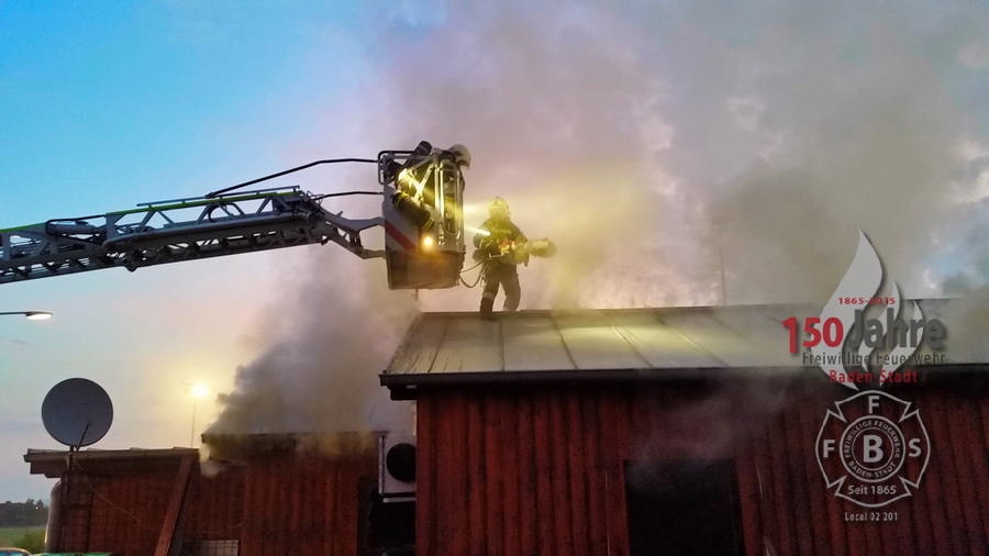 22.08.2015 - Brand Gewerbebetrieb am Haidhof