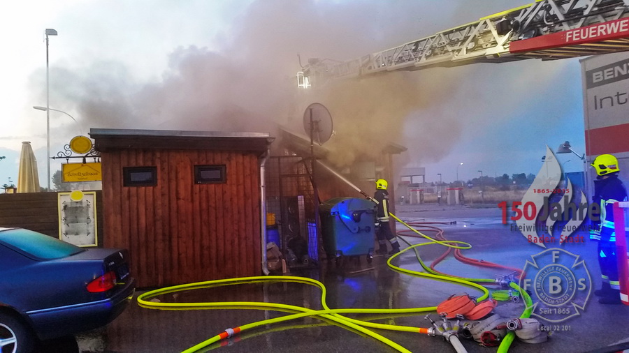 22.08.2015 - Brand Gewerbebetrieb am Haidhof