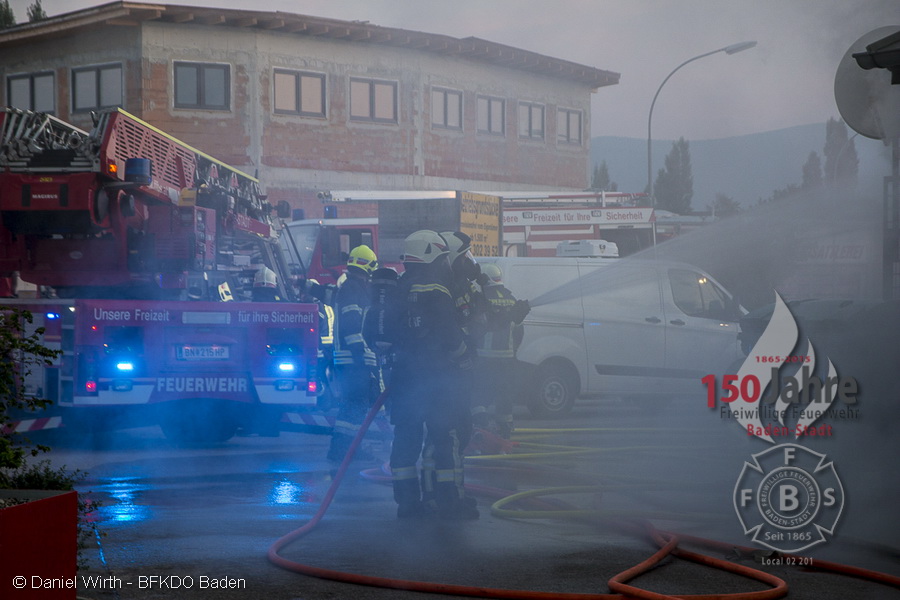 22.08.2015 - Brand Gewerbebetrieb am Haidhof