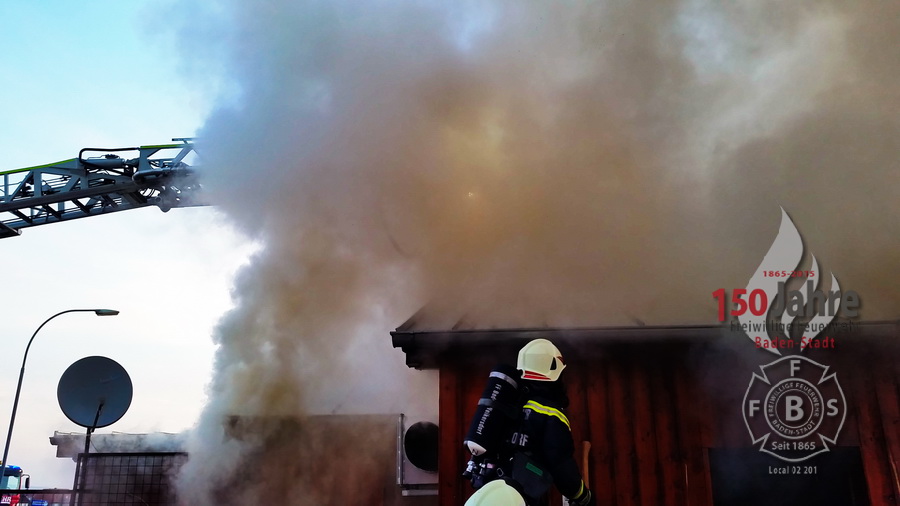 22.08.2015 - Brand Gewerbebetrieb am Haidhof