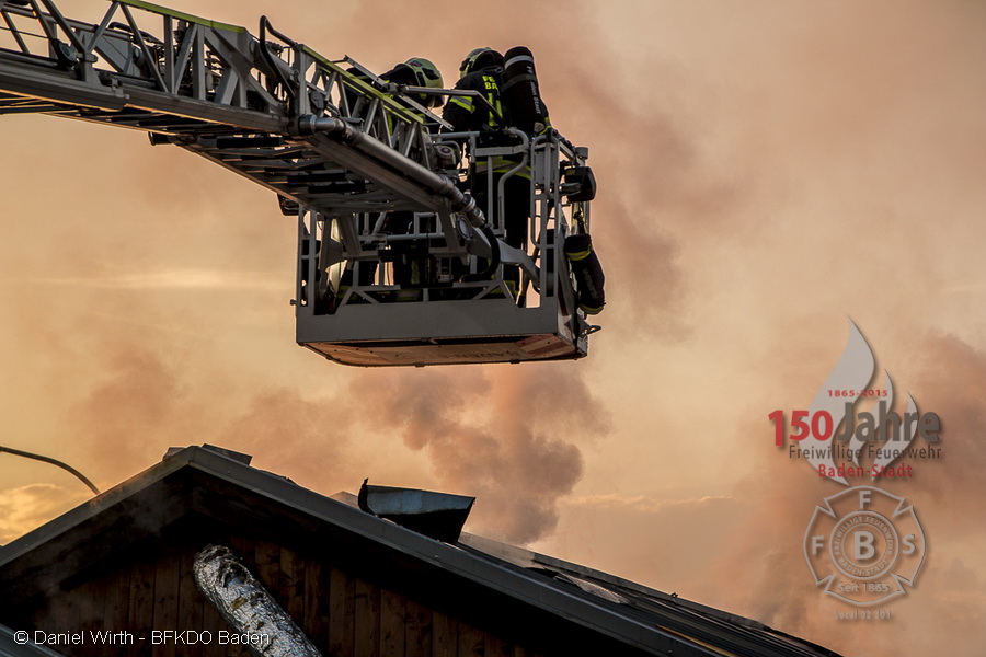 22.08.2015 - Brand Gewerbebetrieb am Haidhof