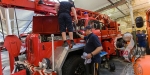 Kranwagen KW16 Bei der Restaurierung