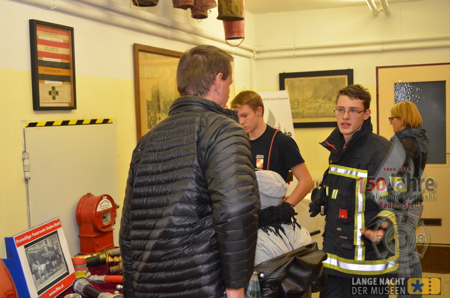 2015.10.03 - Lange Nacht der Museen mit dem Feuerwehrarchiv der Freiw. Feuerwehr Baden-Stadt