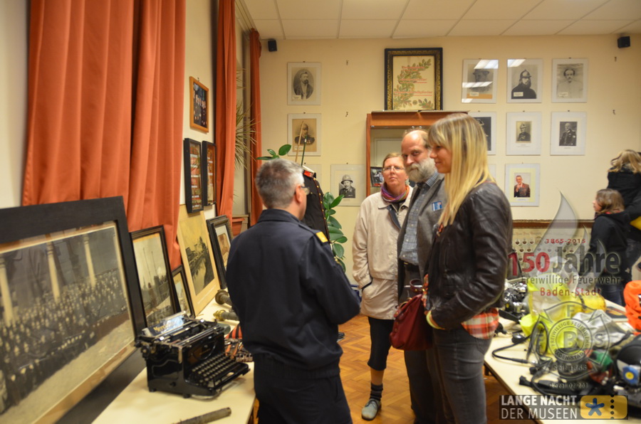 2015.10.03 - Lange Nacht der Museen mit dem Feuerwehrarchiv der Freiw. Feuerwehr Baden-Stadt