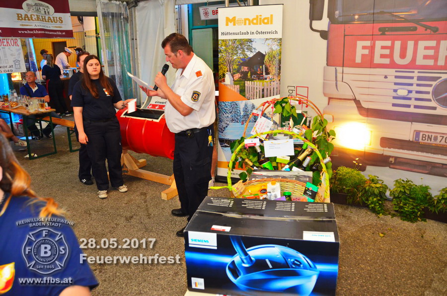 Feuerwehrfest Freiw. Feuerwehr Baden-Stadt - 28.05.2017 - Rückblick Tag 3 - Danke für's dabei sein - UNSERE FREIZEIT FÜR IHRE SICHERHEIT - www.ffbs.at