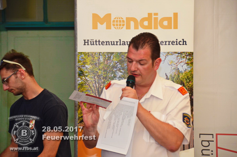 Feuerwehrfest Freiw. Feuerwehr Baden-Stadt - 28.05.2017 - Rückblick Tag 3 - Danke für's dabei sein - UNSERE FREIZEIT FÜR IHRE SICHERHEIT - www.ffbs.at