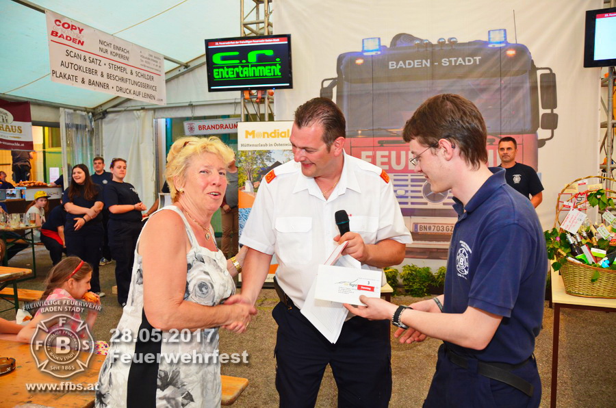 Feuerwehrfest Freiw. Feuerwehr Baden-Stadt - 28.05.2017 - Rückblick Tag 3 - Danke für's dabei sein - UNSERE FREIZEIT FÜR IHRE SICHERHEIT - www.ffbs.at