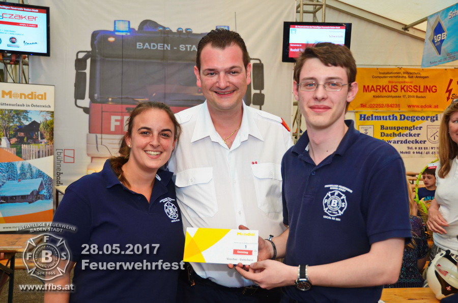 Feuerwehrfest Freiw. Feuerwehr Baden-Stadt - 28.05.2017 - Rückblick Tag 3 - Danke für's dabei sein - UNSERE FREIZEIT FÜR IHRE SICHERHEIT - www.ffbs.at