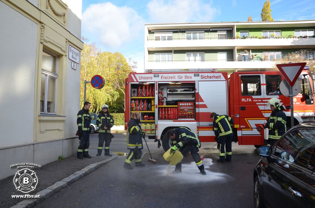 2018-10-25 Ölspur Spiegelgasse-Antonsgasse Baden - www.ffbs.at
