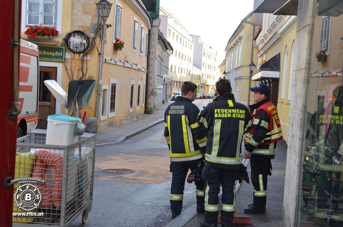2018-10-25 Ölspur Spiegelgasse-Antonsgasse Baden - www.ffbs.at