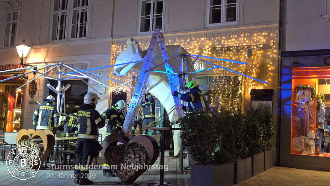 20190101 Sturmschaden Baden Hauptplatz Foto: Stefan Schneider