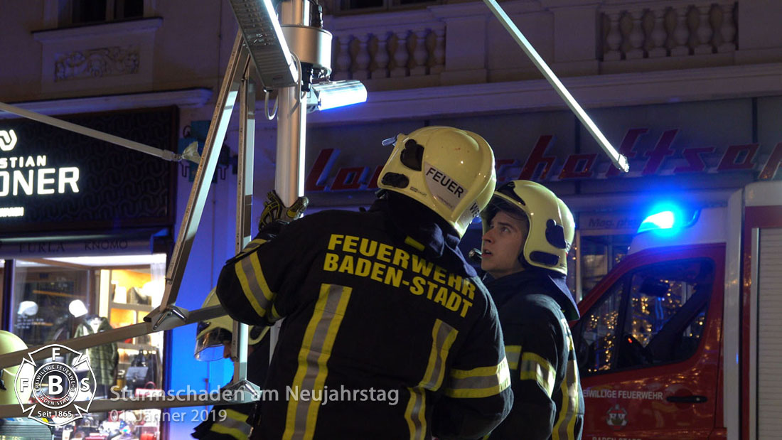 20190101 Sturmschaden Baden Hauptplatz Foto: Stefan Schneider