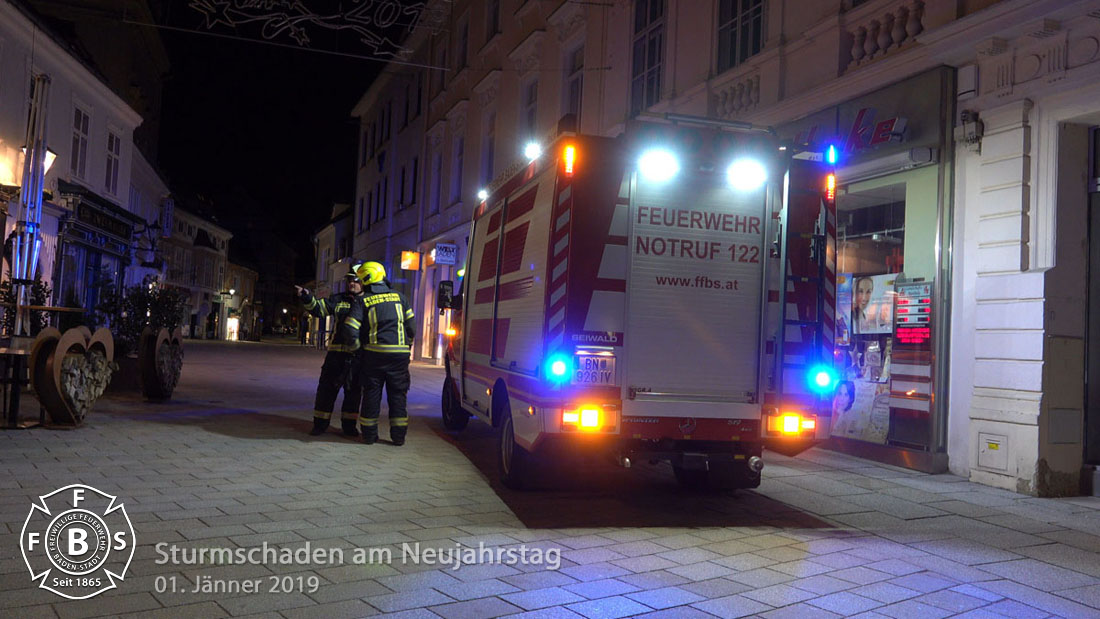 20190101 Sturmschaden Baden Hauptplatz Foto: Stefan Schneider
