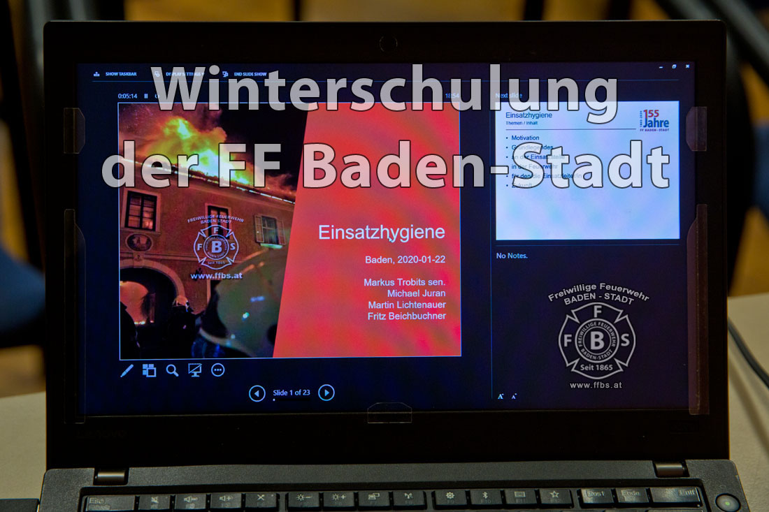 20200122 Winterschulung "Einsatzhygiene"
