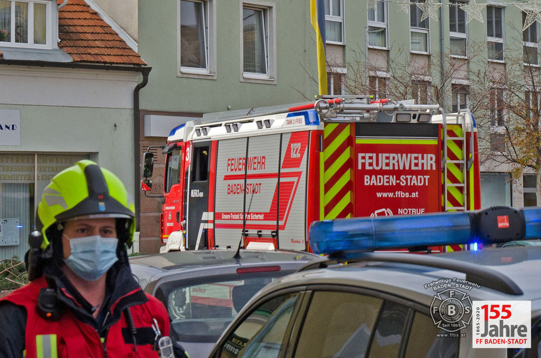 20201112 Brand eines E-Hausanschlusskasten in Badener Innenstadt