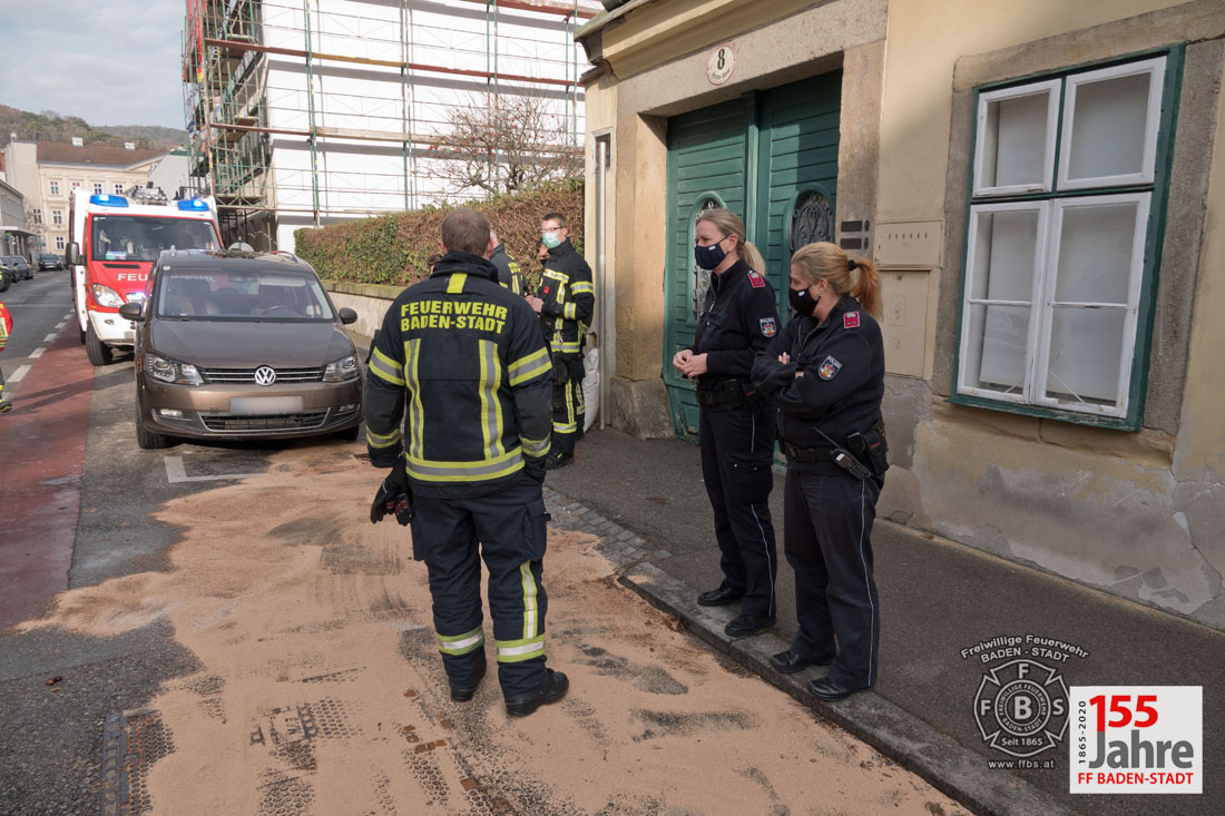 20201205 Schadstoffeinsatz in Baden Grabengasse