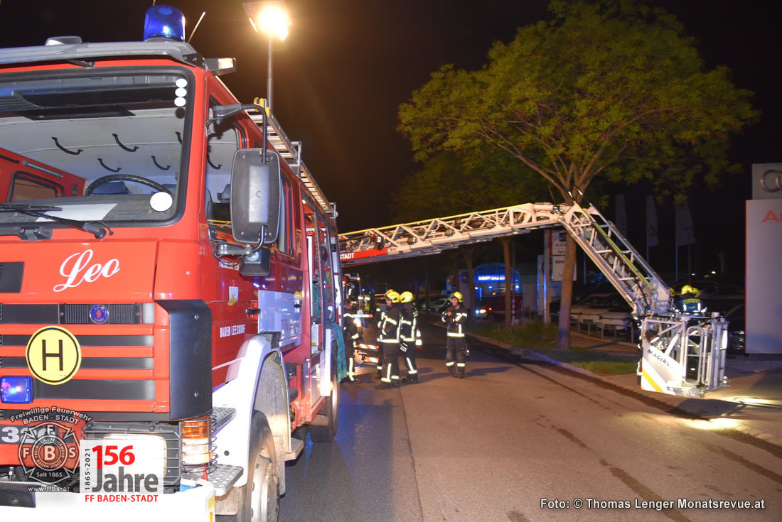 20210519 Küchenbrand in Baden Ortsteil Leesdorf