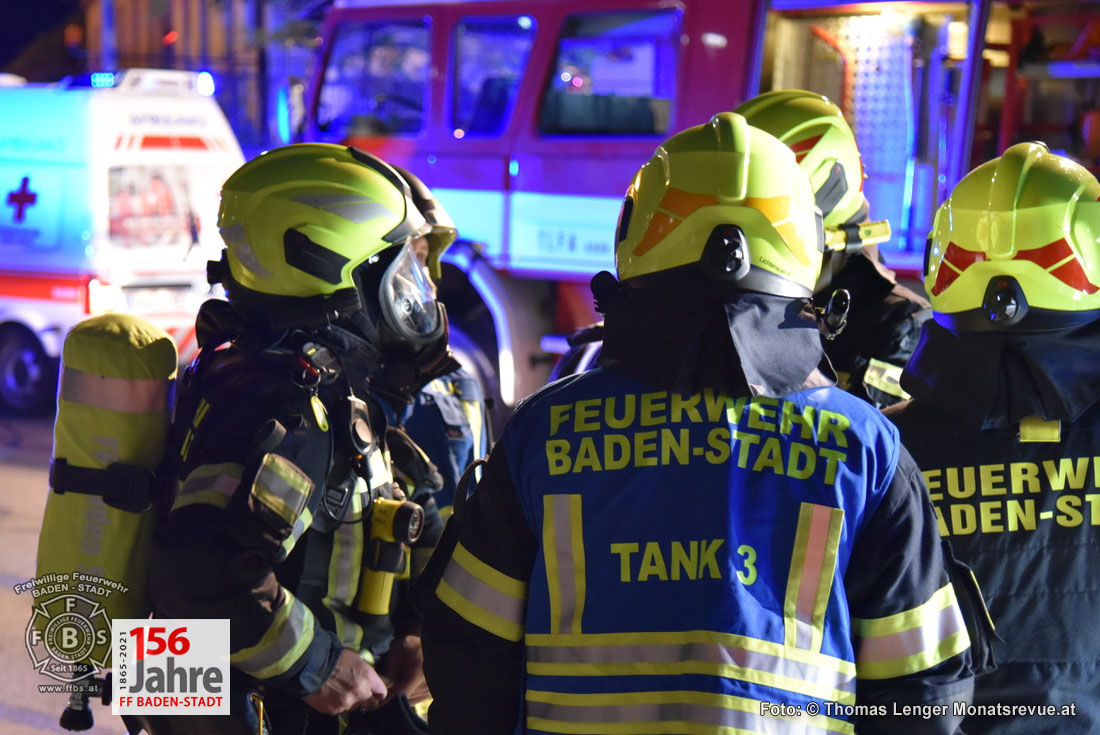 20210519 Küchenbrand in Baden Ortsteil Leesdorf