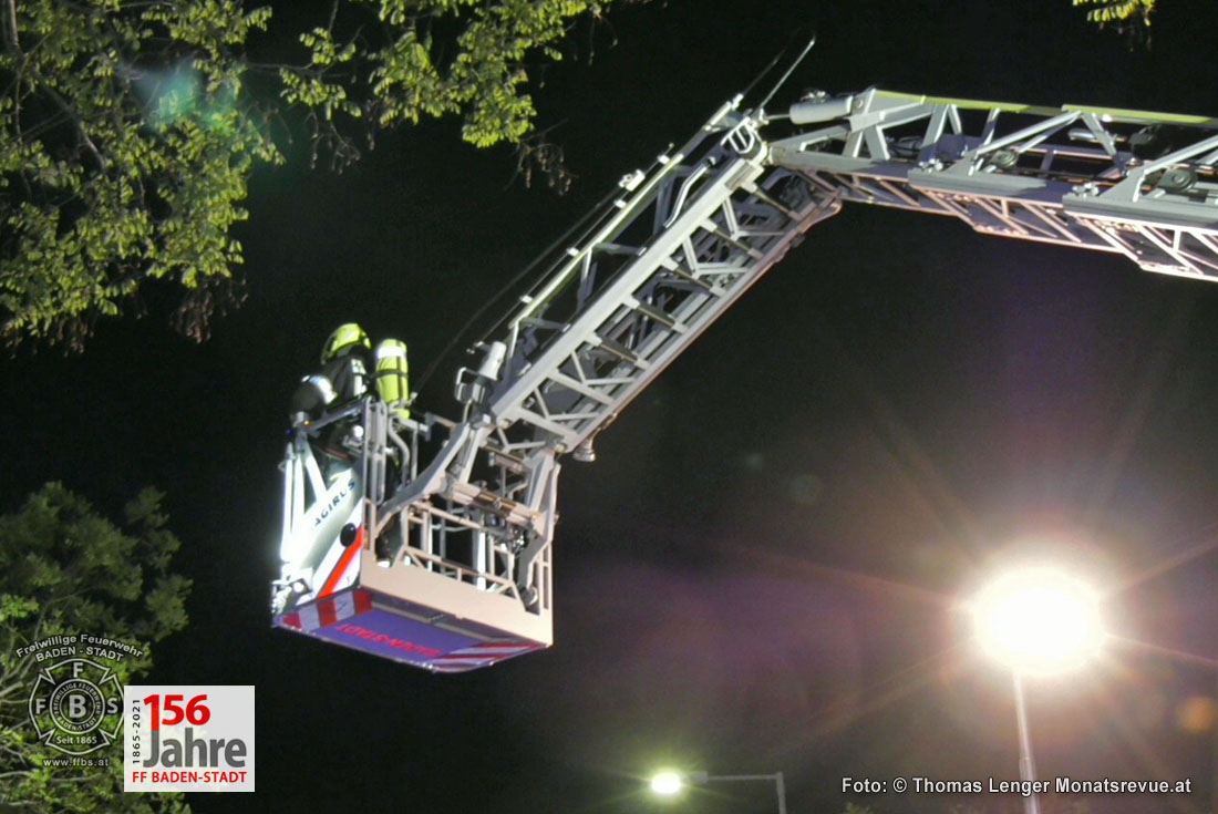 20210519 Küchenbrand in Baden Ortsteil Leesdorf